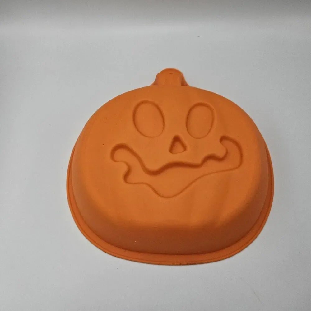 Halloween Bat and Pumpkin Silicon Mold Baking‎ Set Of 2